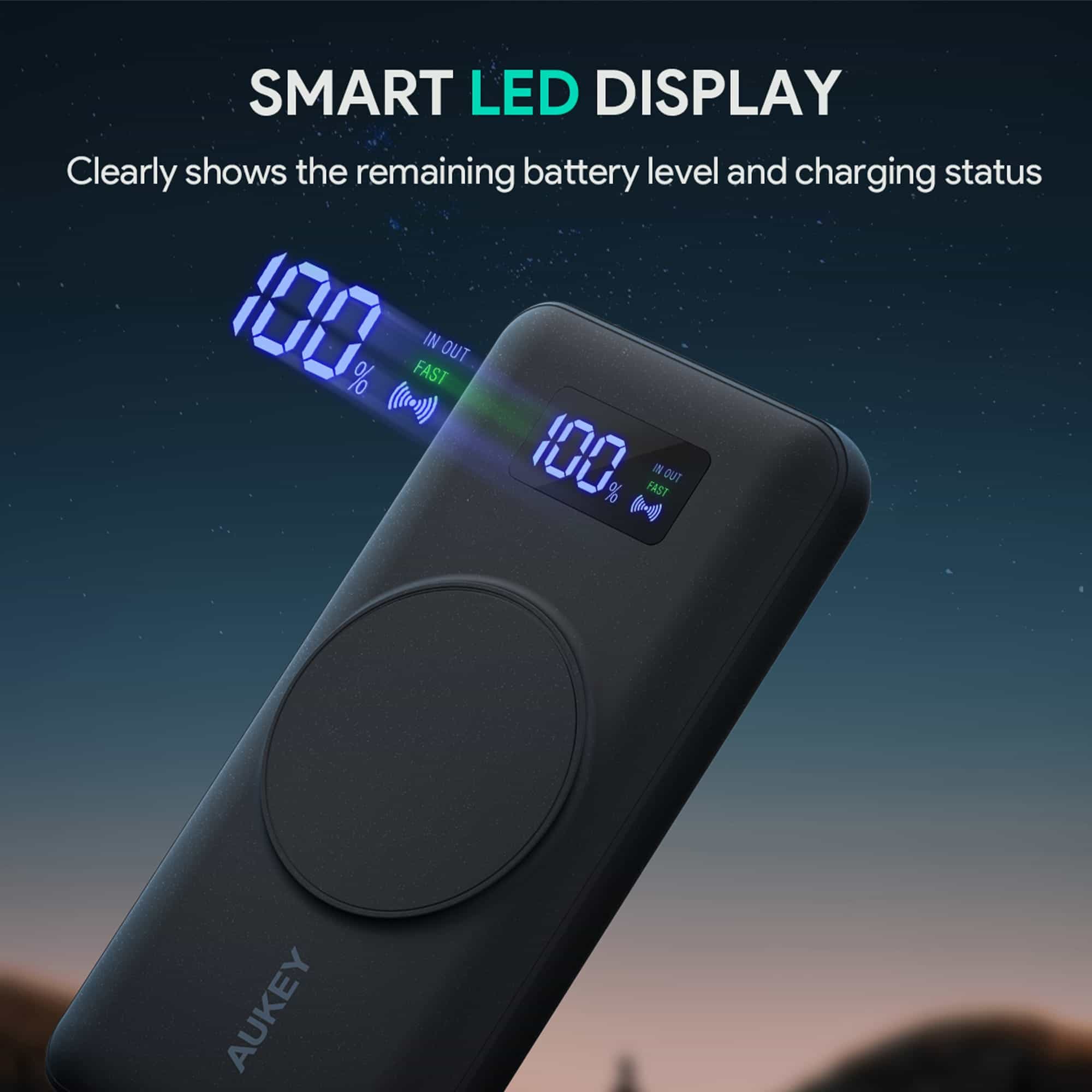 PB-WL02i MagAir 20W PD 10000mAh Magnetic Wireless Charging Power Bank