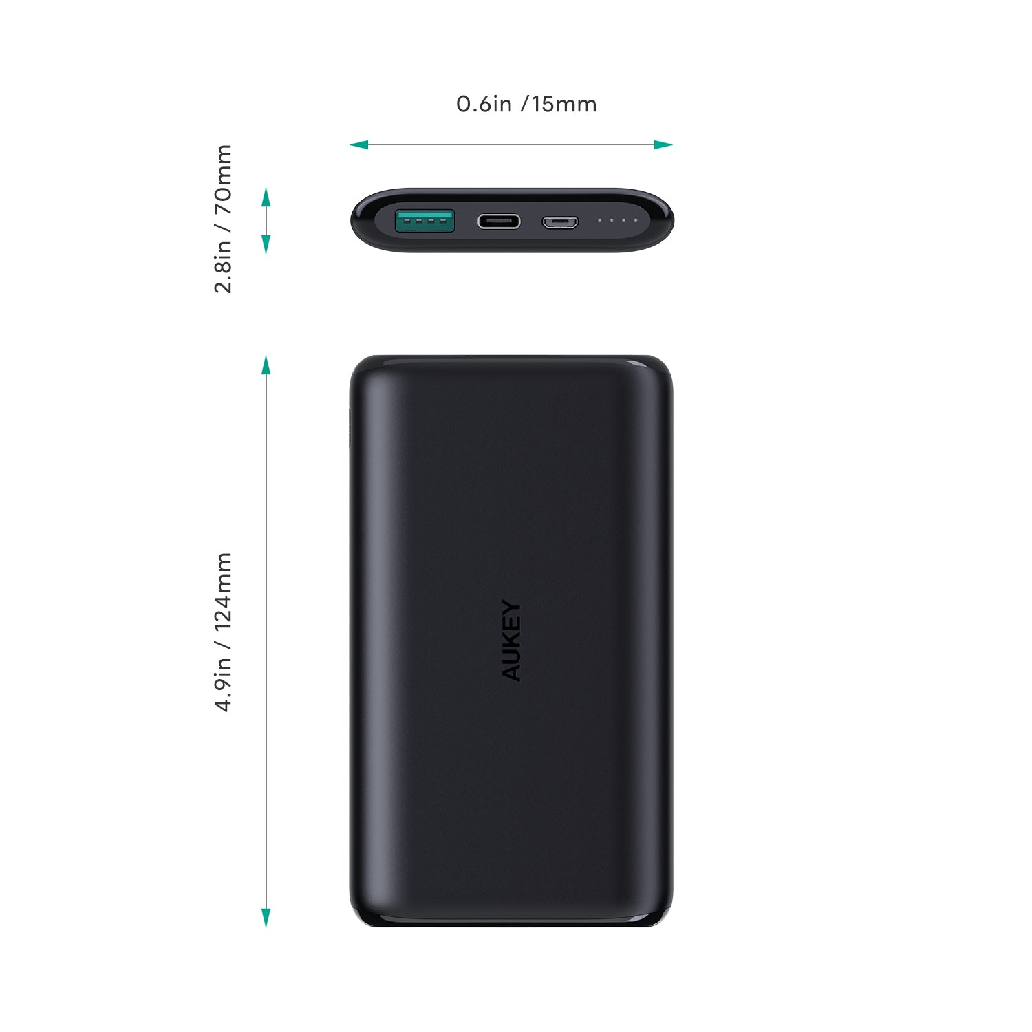 PB-XN10 10000mAh USB-C Rapid charge Ultra Slim Power Bank