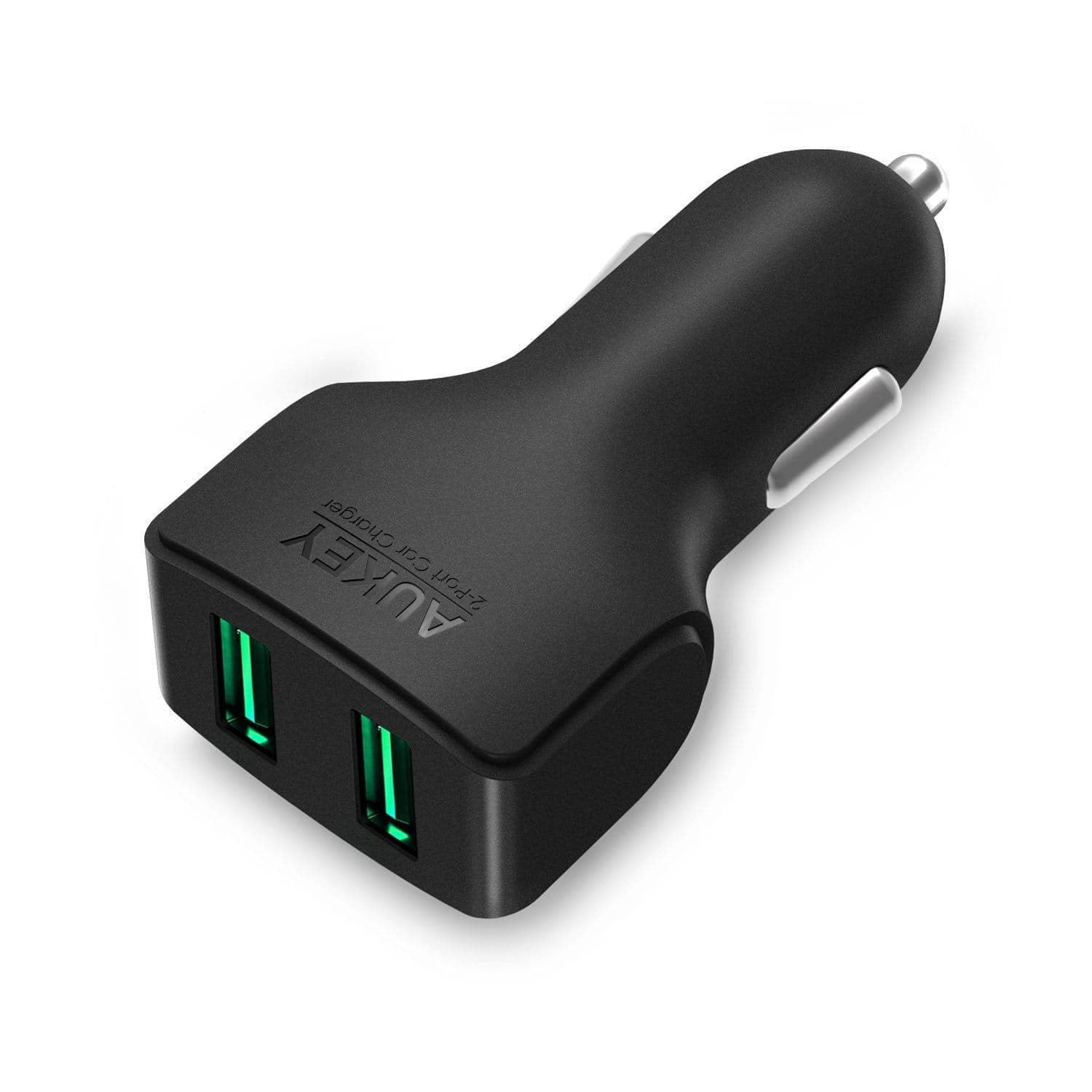 AUKEY CC-S3 24W 4.8A Compact Dual Port Car Charger with AiPower - Aukey Malaysia Official Store