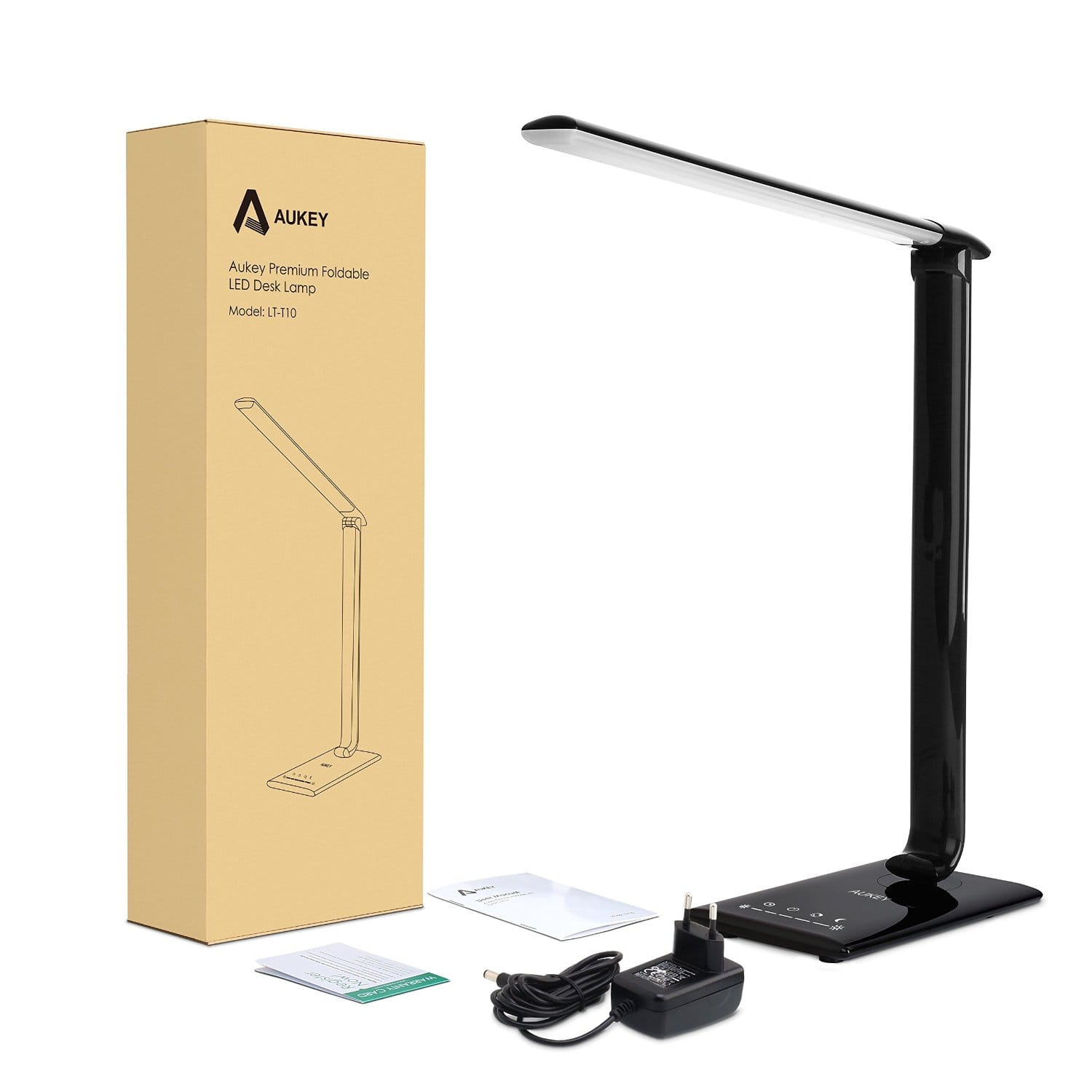 AUKEY LT-T10 Touch 12W 7 Level Dimmable LED Desk Lamp - Aukey Malaysia Official Store