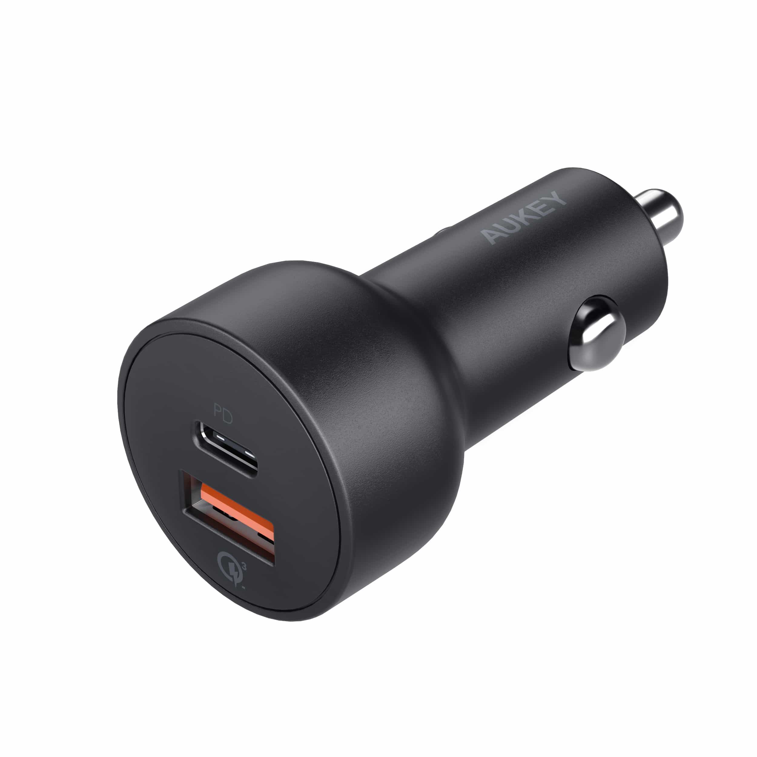 CC-Y6 36W USB C Power Delivery And USB QC3.0 Car Charger