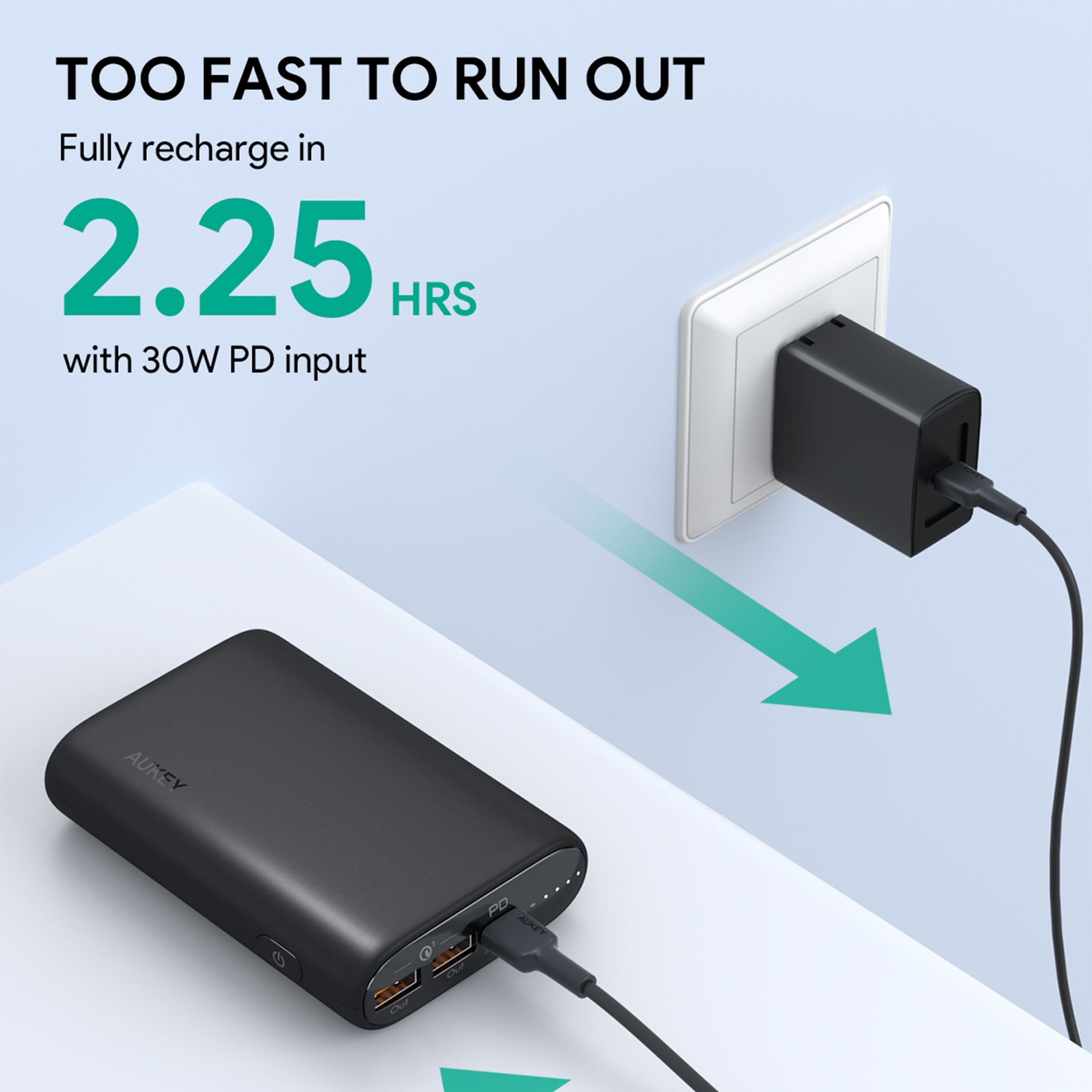 PB-Y40S Sprint Go 35W PD 15000mAh 3-Port Power Bank